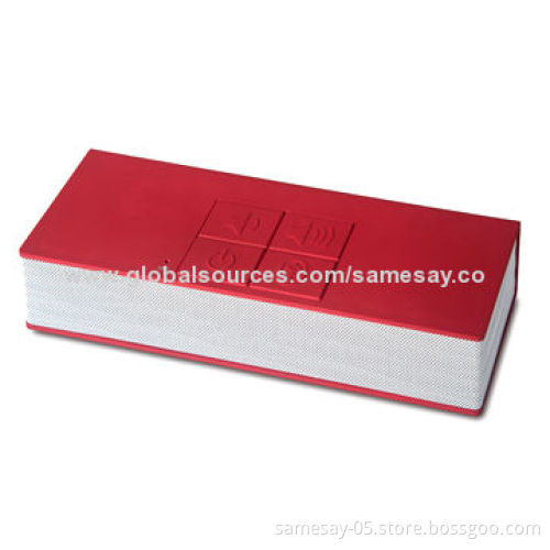 Portable Rechargeable Handsfree Bluetooth Speaker with 100Hz-20kHz Frequency Response Range